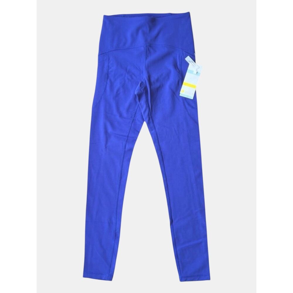 Zella Studio Luxe High Waist Pocket Leggings XS Blue Clematis NWT